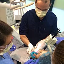 dental implant surgery with anasthesia